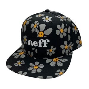 Neff Smiley Face Flowers Snapback Hat